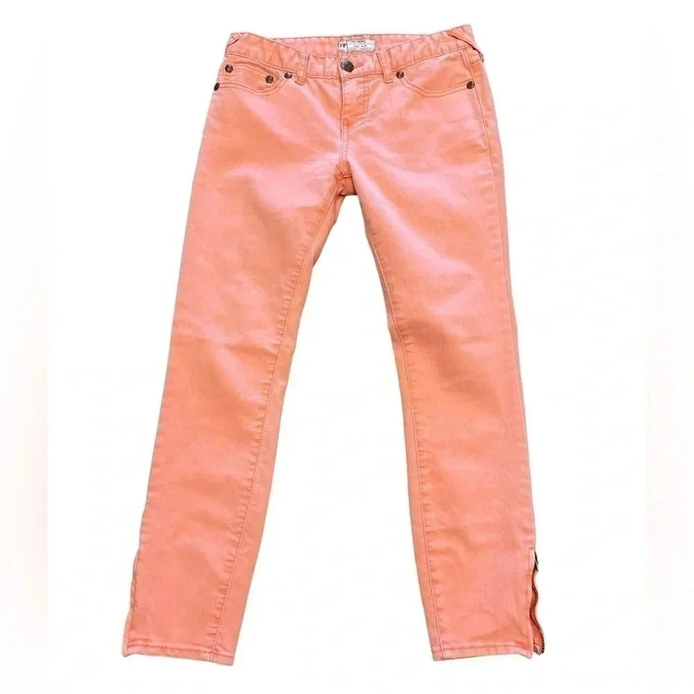Free People Coral Skinny Stretch  Jeans Size 27